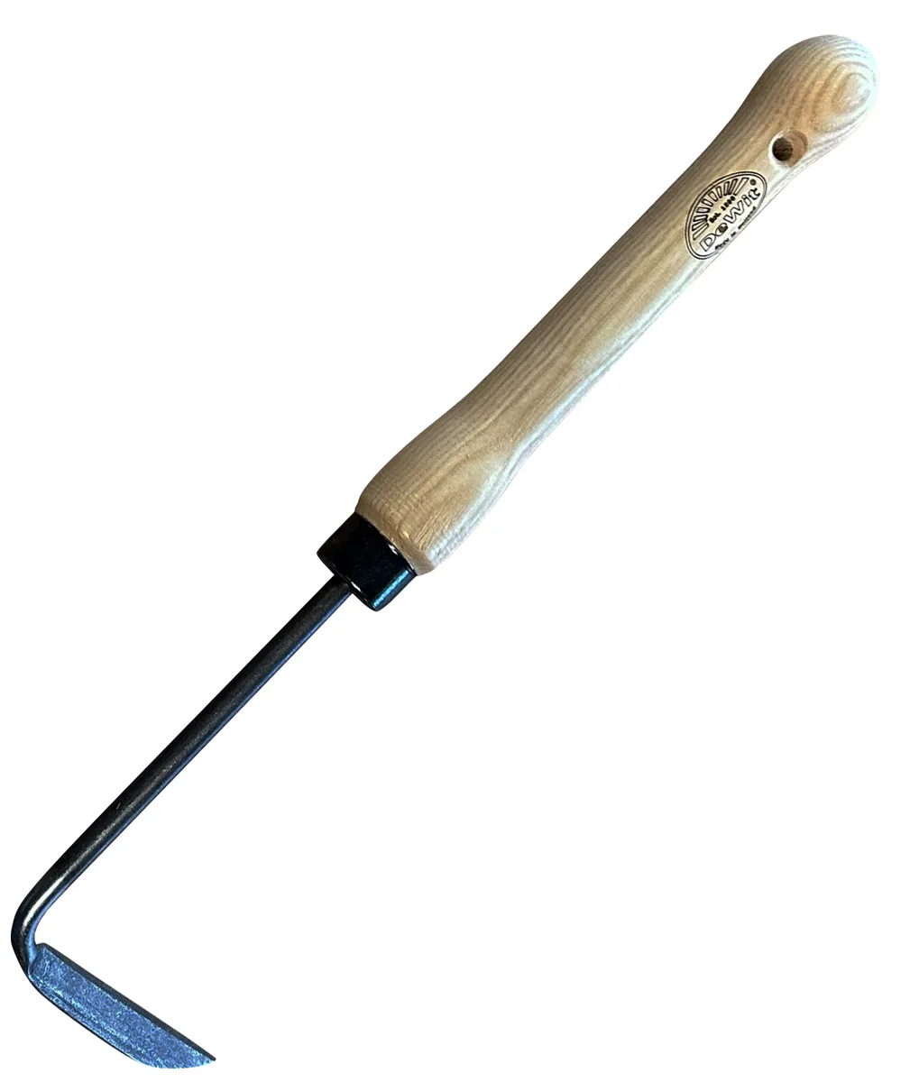 Odstraňovač plevele DeWit pro praváky s násadou 25 cm