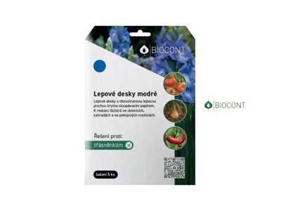 Modré lepové desky 5 ks