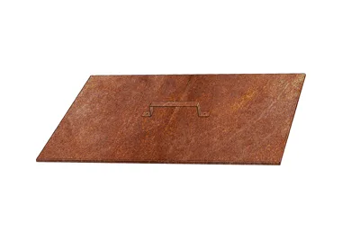 Corgarden Zahradní ohniště VÍKO 1021 70 x 50 x 1 cm Corten