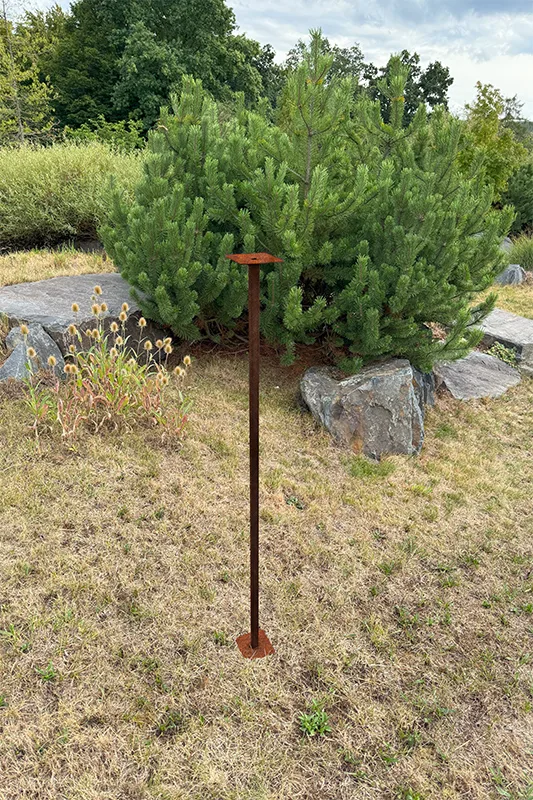 198 1 corgarden ptaci krmitka stojan 1042 120 cm corten