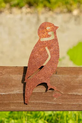 Corgarden Zahradní dekorace VRABEC 4 1060 15 x 5 cm Corten