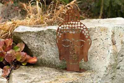 Corgarden Zahradní dekorace BUDDHA 1061 50 x 30 cm Corten