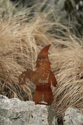 Corgarden Zahradní dekorace TRPASLÍK 1070 37 x 19 cm Corten