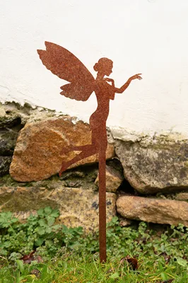 Corgarden Zahradní dekorace VÍLA 1071 59 x 22 cm Corten